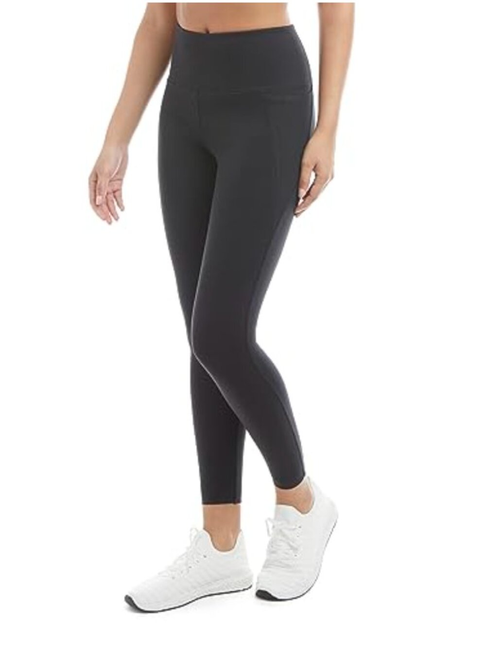 High Rise Bonded Leggings with Pockets, Moisture Wicking